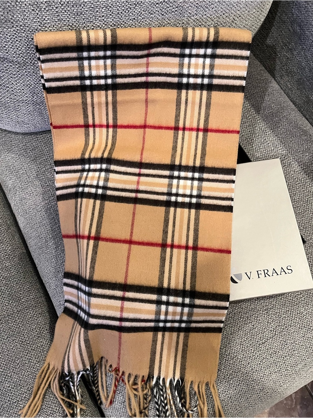 Plaid Scarf NWT